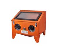 Armoire de sablage 151 L portable 40-120 Psi, acier robuste, enlève peinture, taches, rouille
