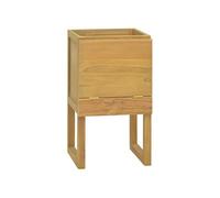Vidaxl Armoire De Salle De Bain 45x45x75 Cm Bois De Teck Solide Marron