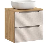 Armoire De Salle De Bain 60 Cm Avec Plan De Travail Et Lavabo Smile – Une Solution Compacte Et Élégante