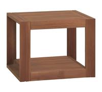 Armoire de Salle de Bain 90x45x35 cm Bois de Teck Solide Toilette vidaXL