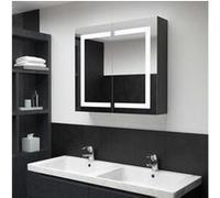 vidaXL Armoire de salle de bain avec miroir LED 80 x 12,2 x 68 cm 325545
