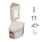 Armoire de salle de bain autoportante avec lavabo intégré et miroir mural, plaque en aluminium haute définition, design émaillé lisse, idéal pour les espaces compacts