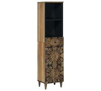 vidaXL Armoire de salle de bain avec tiroir Blanc 38 x 33,5 x 160 cm