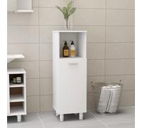 Armoire de salle de bain Blanc 30x30x95 cm Bois composite