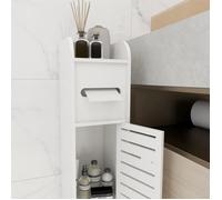 Armoire de salle de bain blanche - XJING - 17*15*78cm - étanche et stable - multifonctionnalité confortable