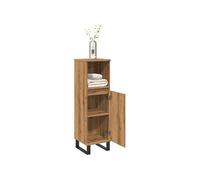 vidaXL Armoire de salle de bain haute chêne artisanal 30x30x100 cm