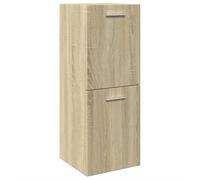 Vidaxl Armoire De Salle De Bain Chêne Sonoma 30x30x80 Cm Aggloméré