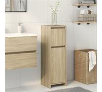 vidaXL Armoire de salle de bain Chêne Sonoma 30x30x95 cm Aggloméré