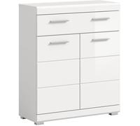 xonox.home Bad Scout X06A9703 Armoire de Salle de Bain en Blanc Imitation Blanc Brillant Env. 74 x 88 x 31 cm
