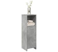 Armoire de salle de bain Gris béton 30x30x95 cm Aggloméré vidaXL