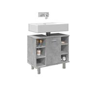vidaXL Armoire de salle de bain Gris béton 60x32x53,5 cm Aggloméré