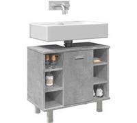 vidaXL Armoire de salle de bain Gris béton 60x32x53,5 cm Aggloméré