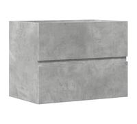 vidaXL Armoire de salle de bain Gris béton Bois d'ingénierie