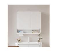 Armoire de salle de bain lumineuse avec miroir de rangement mural ou encastrable pour salle de bain moderne Blanc 120 x 70 cm