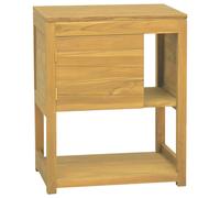 Armoire de salle de bain 60x40x75 cm bois de teck solide