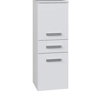 Armoire de salle de bain moderne avec 2 portes et un tiroir en blanc, plusieurs coloris disponibles