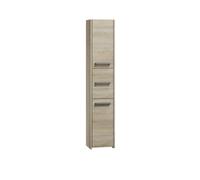 Armoire de salle de bain moderne en 5 couleurs - polyvalente et facile à monter. Couleur : Sonoma Oak, étagère de salle de bains, meuble de salle de bains, armoire de salle de bains, armoire haute de 