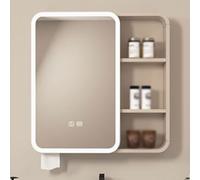 Armoire de salle de bain murale avec miroir 1 porte ouverte et capteur tactile - Solution de rangement élégante pour les petits espaces Design moderne pour un accès facile et nization