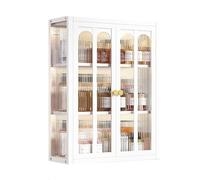 Armoire de salle de bain murale - Étagère de rangement compacte sans perçage - 40 x 14 x 70 cm - Avec portes pour l'organisation de la cuisine et de la salle de bain