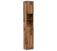 vidaXL Armoire de salle de bain 856048 – Vieux bois (bois d'ingénierie) Marron