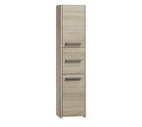 Armoire de salle de bains S43 - Chêne Sonoma - Moderne - 43-3 portes - 170x40x30 cm