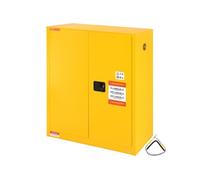 Armoire De Sécurité 113,6L 109,5x46x127,3cm Pour Liquides En Acier Laminé à Froid