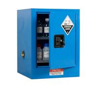 Armoire de Sécurité Antidéflagrante 8L / 15L (2/4 Gallons) | Stockage de Liquides Inflammables, Acides & Produits Chimiques Dangereux|Coffret Industriel Compact pour Atelier&Laboratoire(Blue,4gal)