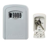 Master Lock Boîte à clés 5401EURD Format M — Blanche, fixation murale extérieure, 11.9×8.5×3.6 cm