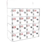 Armoire de sécurité murale en acrylique pour téléphone portable, bureau, école, salle de classe et usine, organiseur à clés pour appareils mobiles