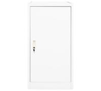 Armoire de selle blanche en acier 53 x 53 x 105 cm avec porte verrouillable, support de selle réglable en hauteur et crochet, autonome pour équipement d'équitation, écurie, chambre et montage mural