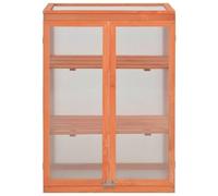 Armoire de serre, en bois et panneau en polycarbonate, 75 x 47 x 109 cm, pour jardin et balcon, durable et respectueuse de l'environnement