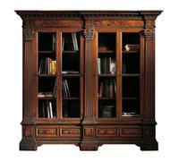 Armoire de style médiéval Vitrine Meubles italiens Armoires Étagère Massive
