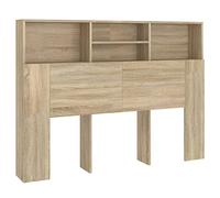 Vidaxl Armoire De Tête De Lit Chêne Sonoma 140x19x103,5 Cm Multicolore