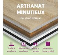 Armoire de tête de lit lot 1 bois contreplaqué Noir 160x19x103,5 cm Compact