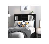 Vidaxl Armoire De Tête De Lit Noir 100x19x103,5 Cm Multicolore