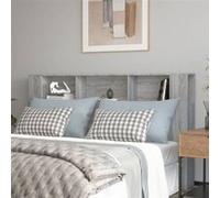 Armoire de tête de lit Sonoma gris 180x18,5x104,5 cm Sonoma gris G