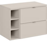 Armoire de toilette 80 cm avec plaque et module latéral