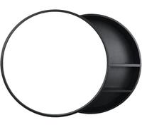 Armoire de Toilette avec Miroir, Miroir de Salle de Bain en Bois, Design Push-Pull Facile à Installer, armoires de Toilette en Bois Massif, utilisant l'espace Mural avec Miroir mer