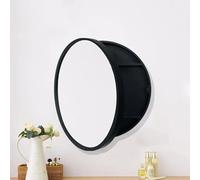 Armoire de Toilette avec Miroir, Miroir de Salle de Bain en Bois, sans Distinction Entre la Gauche et la Droite, Facile à Installer, armoires à Miroir, Miroir Rond pour Salle de ba