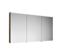 armoire de toilette burgbad Eqio avec éclairage LED à poser, 3 portes, charnières centrales à gauche, 1400x800x170mm, SPGS140RF5662, Corps: Décor chêne Urban