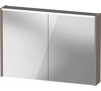 Duravit D-Code armoire à glace avec miroir DC7107043432000 1000x700x148, Basalt Matt , prise J, éclairage LED
