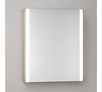 Armoire de toilette KEUCO Somaris avec éclairage 14501851200 65x73,5x13 cm, montage mural, 1 porte, charnières à gauche, décor chêne clair