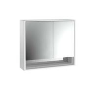 Armoire de toilette lumineuse emco loft avec compartiment inférieur, 800 mm, ...