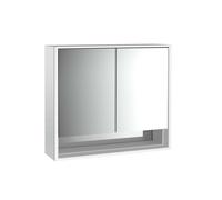 Armoire de toilette lumineuse emco loft avec compartiment inférieur, 800 mm, ...