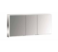 Armoire de toilette lumineuse emco prime, 1400 mm, 3 portes, avec miroir