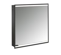Armoire de toilette lumineuse emco prime 2, 600 mm, 1 porte, butée droite,