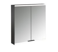 armoire de toilette lumineuse emco prime 2, 600 mm, 2 portes, avec miroir