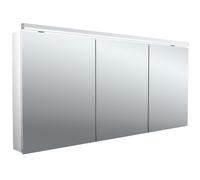 Armoire de toilette lumineuse LED emco flat 2 classic avec lampe à poser, 3 p...