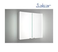 Armoire de toilette miroir et 2P avec éclairage latéral ALLIANCE 600 - SALGAR 83218