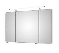 Armoire de toilette Pelipal Série 4005 992.811.202 Luminaire LED en saillie, 120x70,3x17 cm, blanc brillant, chromé